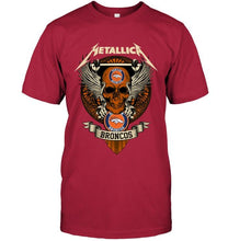 Load image into Gallery viewer, Metallica Denver Broncos shirt
