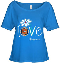 Load image into Gallery viewer, Love my Broncos Denver Broncos daisy fan shirt
