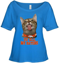 Load image into Gallery viewer, Denver Broncos cat to all my haters shirt
