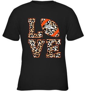 Love Denver Broncos panther pattern shirt