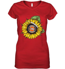 Load image into Gallery viewer, sunflower Denver Broncos fan shirt
