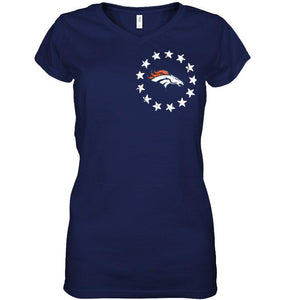 Denver Broncos american star flag shirt