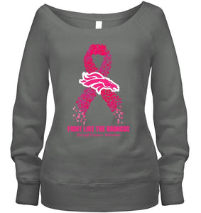 Denver Broncos fight like the Broncos br east cancer warrior shirt