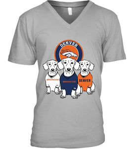 Dachshund Denver Broncos shirt