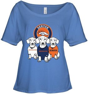 Dachshund Denver Broncos shirt