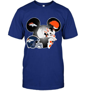 Denver Broncos Minnie cheerleader shirt