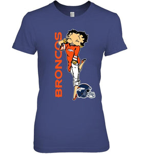 Denver Broncos betty boop fan shirt