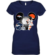 Load image into Gallery viewer, Denver Broncos Minnie cheerleader shirt
