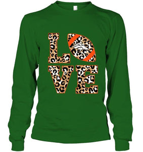 Love Denver Broncos panther pattern shirt