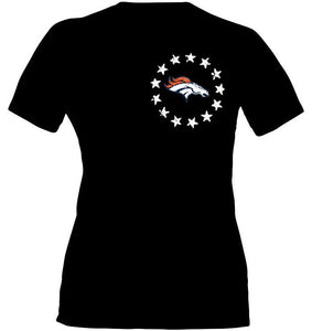 Denver Broncos american star flag shirt