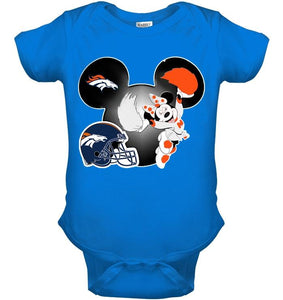 Denver Broncos Minnie cheerleader shirt