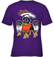 Load image into Gallery viewer, Denver Broncos Rottweilers fan hoodie
