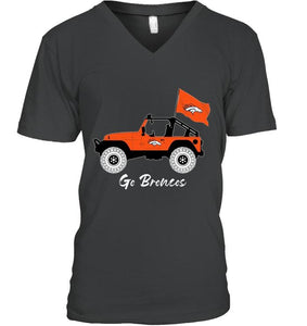 Go Denver Broncos Jeep shirt