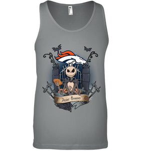 Denver Broncos Jack Skellington shirt