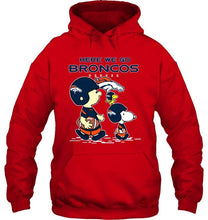 Load image into Gallery viewer, Here we go Denver Broncos snoopy shirt
