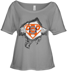 Denver Broncos dad superman shirt