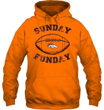 Load image into Gallery viewer, Sunday funday Denver Broncos lover shirt
