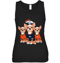 Load image into Gallery viewer, Denver Broncos Chihuahuas fan shirt
