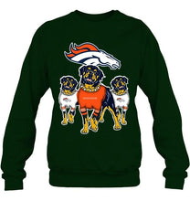 Load image into Gallery viewer, Denver Broncos Rottweilers fan hoodie
