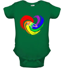 Load image into Gallery viewer, Denver Broncos lgbt tornado heart shirt
