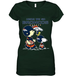 Here we go Denver Broncos snoopy shirt