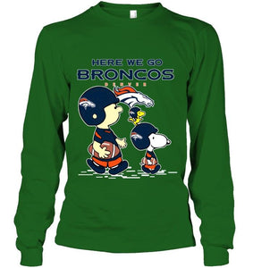 Here we go Denver Broncos snoopy shirt