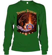Load image into Gallery viewer, denver broncos eagle american flag shirt
