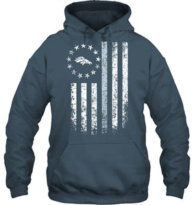 Denver Broncos american flag stars shirt