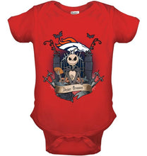 Load image into Gallery viewer, Denver Broncos Jack Skellington shirt
