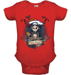 Denver Broncos Jack Skellington shirt