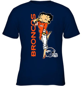 Denver Broncos betty boop fan shirt