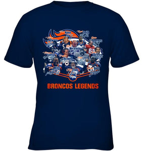 Denver broncos legends signed shirt