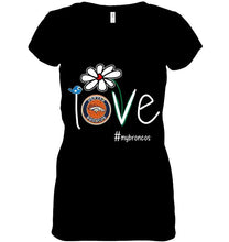 Load image into Gallery viewer, Love my Broncos Denver Broncos daisy fan shirt
