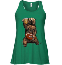 Load image into Gallery viewer, Denver Broncos Beer drinking bear shirt
