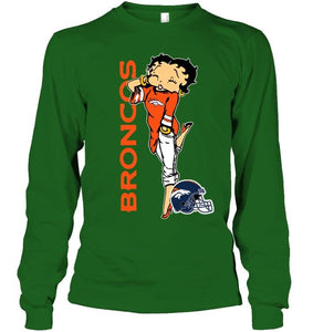 Denver Broncos betty boop fan shirt