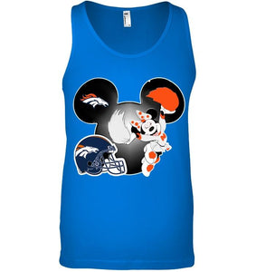 Denver Broncos Minnie cheerleader shirt