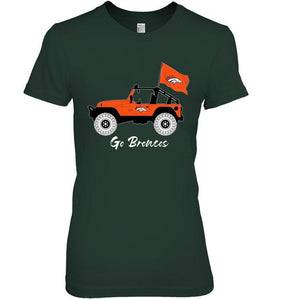 Go Denver Broncos Jeep shirt