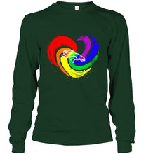 Load image into Gallery viewer, Denver Broncos lgbt tornado heart shirt
