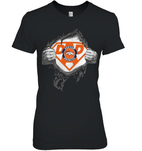 Denver Broncos dad superman shirt