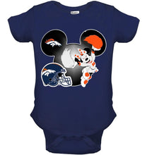 Load image into Gallery viewer, Denver Broncos Minnie cheerleader shirt
