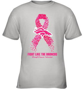 Denver Broncos fight like the Broncos br east cancer warrior shirt