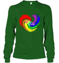 Load image into Gallery viewer, Denver Broncos lgbt tornado heart shirt
