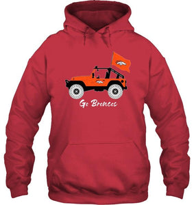 Go Denver Broncos Jeep shirt