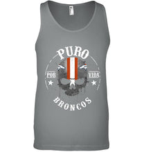 Load image into Gallery viewer, Puro Denver Broncos por vida fan shirt
