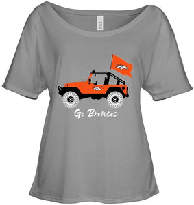 Go Denver Broncos Jeep shirt