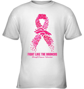 Denver Broncos fight like the Broncos br east cancer warrior shirt