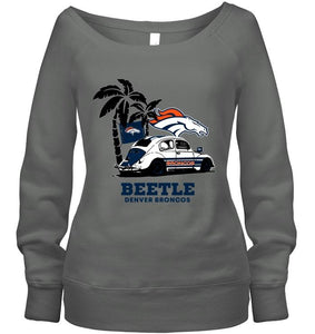 Beetle Denver Broncos on beach shirt
